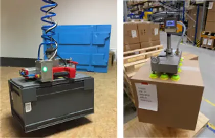 Elektrischer Balancer ezzFLOWsmart in der Produktion