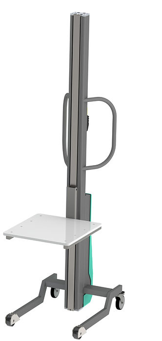 ezzLIFTmaster with weighing platform and control panel