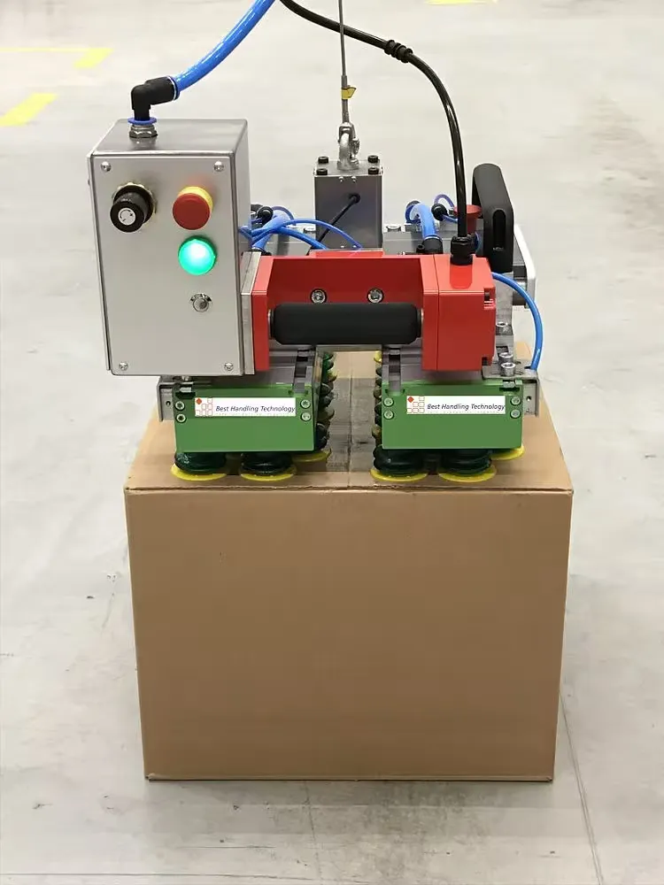 Handhabungssystem mit Balancer in einer Logistikumgebung