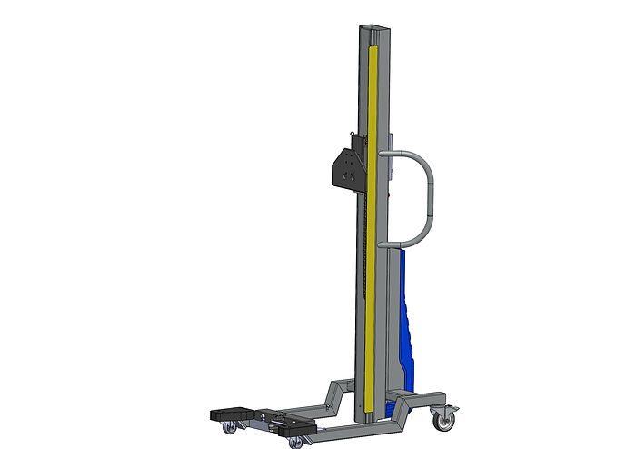 ezzLIFTmaster mit Verriegelung an der Werkzeugmaschine
