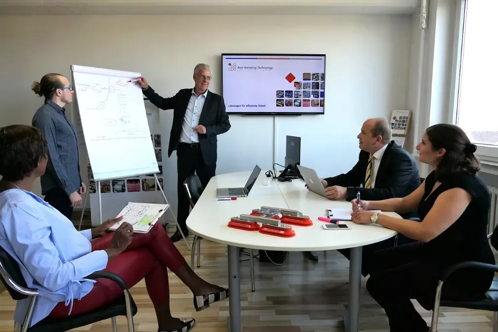 Best Handling Technology team in a client consultation